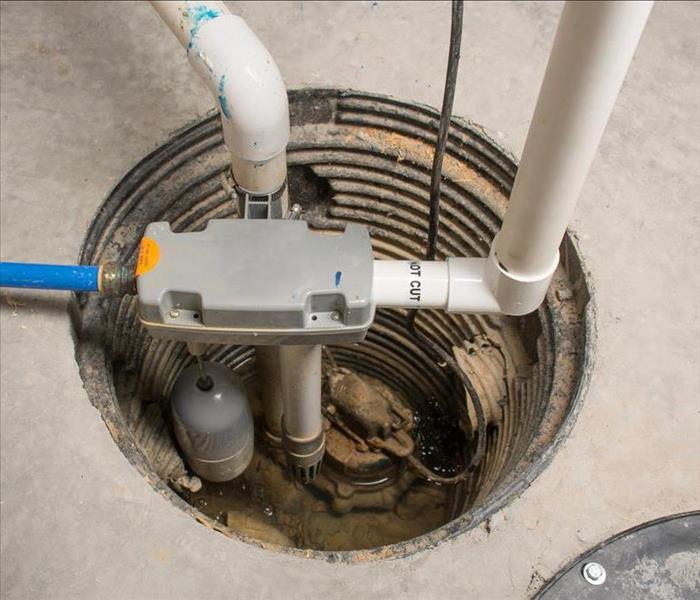Example of what a sump pump looks like